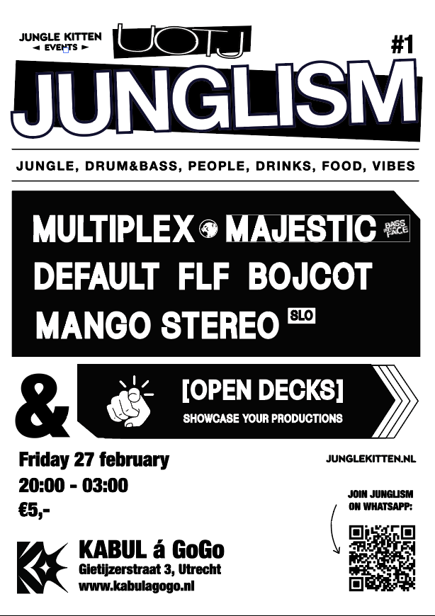 UOTJ: Junglism flyer